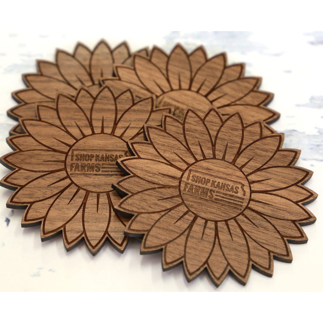 Shop Kansas Farms Coasters (Pack of 4) Shop Kansas Farms brought to